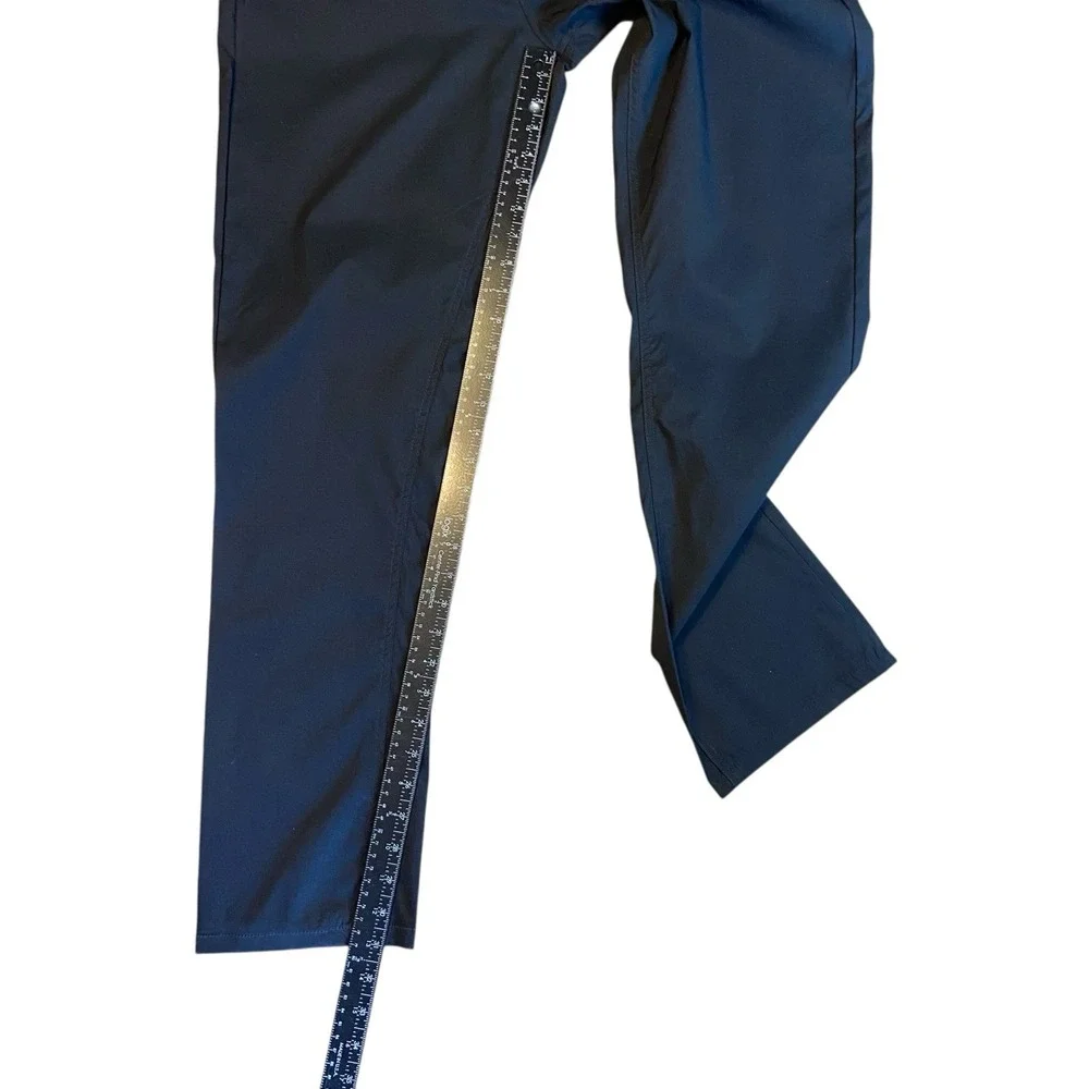Rorie Whelan Golf Pants Mens 36‎ X 32 Black Performance Nylon/Spandex New